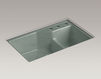 Built-in wash basin Indio K-6411-3-58 Dark gray Built-in wash basin Indio Kohler 2015 K-6411-3-58 Contemporary / Modern
