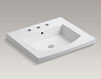 Countertop wash basin Persuade K-2956-8-47 Ivory Countertop wash basin Persuade Kohler 2015 K-2956-8-47 Contemporary / Modern