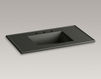 Countertop wash basin Impressions K-2781-8-G85 Gray Countertop wash basin Impressions Kohler 2015 K-2781-8-G85 Contemporary / Modern