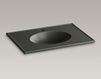Countertop wash basin Impressions K-2796-1-G86 Dark gray Countertop wash basin Impressions Kohler 2015 K-2796-1-G86 Contemporary / Modern