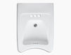 Wall mounted wash basin Morningside K-12636-0 white Wall mounted wash basin Morningside Kohler 2015 K-12636-0 Contemporary / Modern