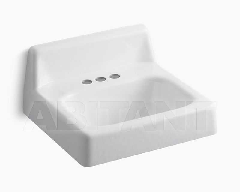 Wall mounted wash basin Hudson K-2867-0 price on request Buy Wall mounted wash basin Hudson Kohler 2015 K-2867-0