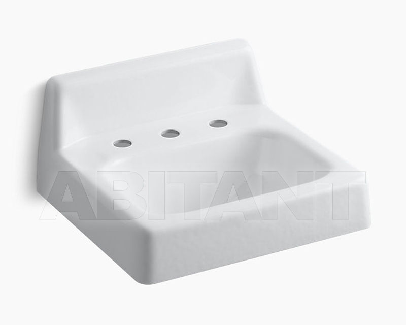 Wall mounted wash basin Hudson K-2868-0 price on request Buy Wall mounted wash basin Hudson Kohler 2015 K-2868-0