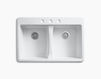 Countertop wash basin Deerfield Kohler 2015 K-5873-3-7 Contemporary / Modern