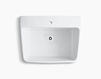 Wall mounted wash basin Hollister K-12793-0 white Wall mounted wash basin Hollister Kohler 2015 K-12793-0 Contemporary / Modern