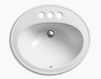 Countertop wash basin Pennington Kohler 2015 K-2196-4-0 Contemporary / Modern