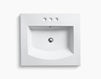 Countertop wash basin Persuade Kohler 2015 K-2956-4-7 Contemporary / Modern