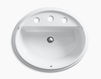 Countertop wash basin Tresham K-2992-8-0 white Countertop wash basin Tresham Kohler 2015 K-2992-8-0 Contemporary / Modern