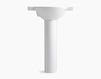 Wash basin with pedestal Veer Kohler 2015 K-5266-8-7 Contemporary / Modern