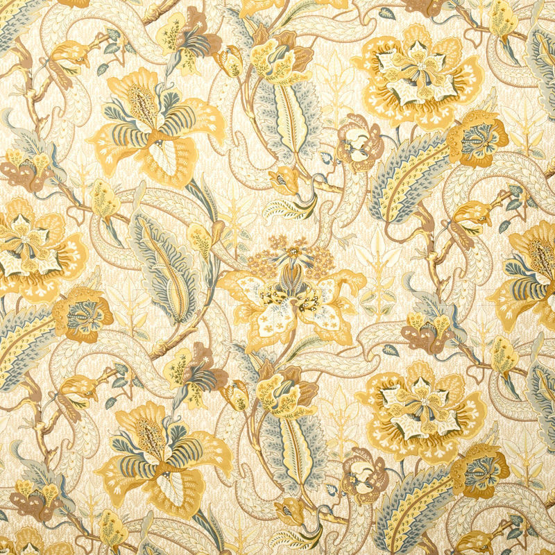 Interior fabric Fleur Exotique Maize price on request Buy Interior fabric Vervain Charles Faudree Slate Fleur Exotique Maize