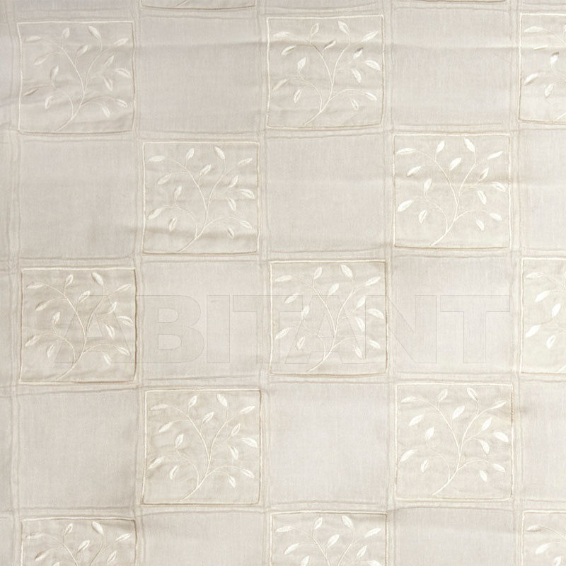 Buy Interior fabric Stroheim LINEN EMBROIDERIES PATCHWORK BRANCH Ivory