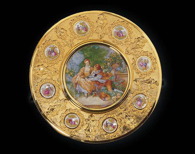 Buy Decorative crockery Creaciones Cordon Time Is Gold 277