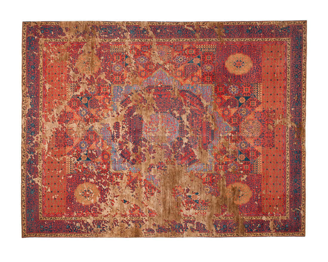 Buy Modern carpet  Jan Kath  ERASED HERITAGE MAMLUK COLUMBUS SKY