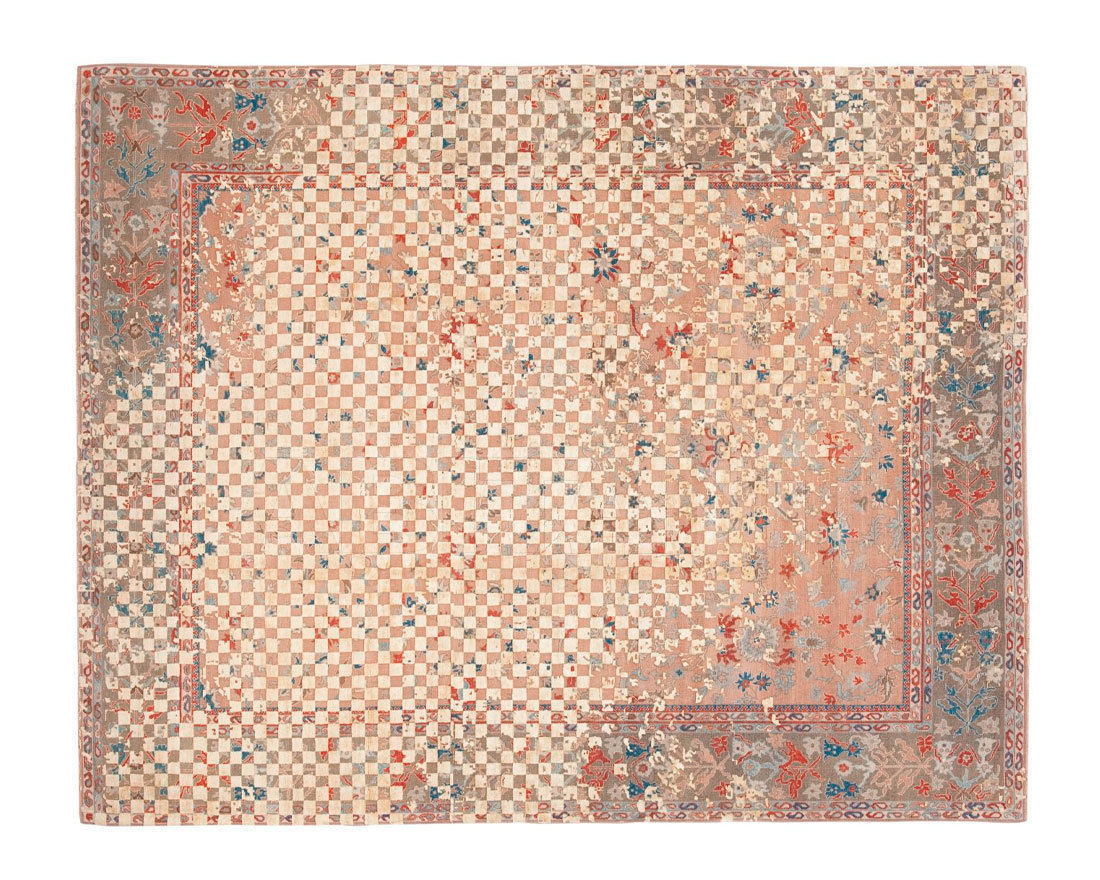 Buy Modern carpet  Jan Kath  ERASED HERITAGE SULTANABAD MADISON CHECKER RAVED