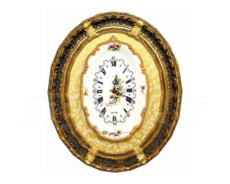 Buy Wall clock Italia Cornici di Caccaviello Antonino Artistic Plates OVE