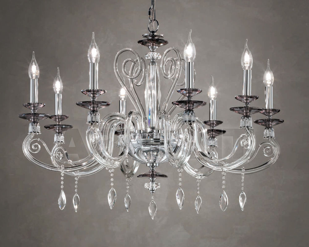 Сhandelier Aurora L8 price on request Buy Сhandelier Euroluce Lampadari 2017 Aurora L8