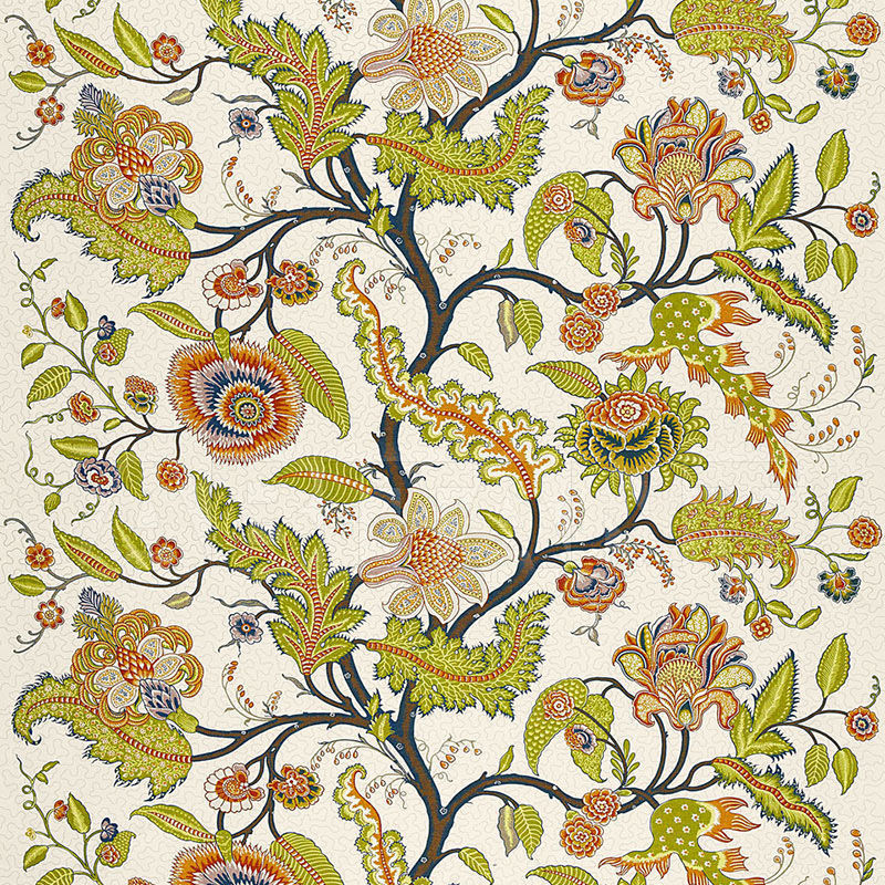 Buy Interior fabric  SINHALA LINEN PRINT F. Schumacher & Co. FABRICS 174810