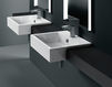 Built-in wash basin GSI Ceramica KUBE 8934111 Contemporary / Modern