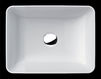 Countertop wash basin GSI Ceramica PURA 888211 Contemporary / Modern