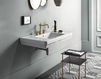 Wall mounted wash basin GSI Ceramica CLASSIC 8723111 Contemporary / Modern