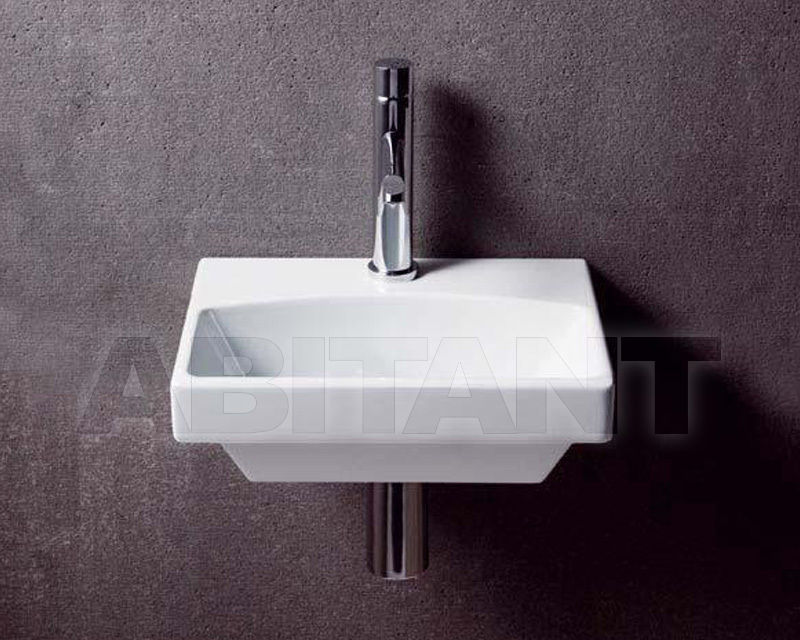 Buy Wall mounted wash basin Fla t 60 BIANCO GSI Ceramica Losanga 758411