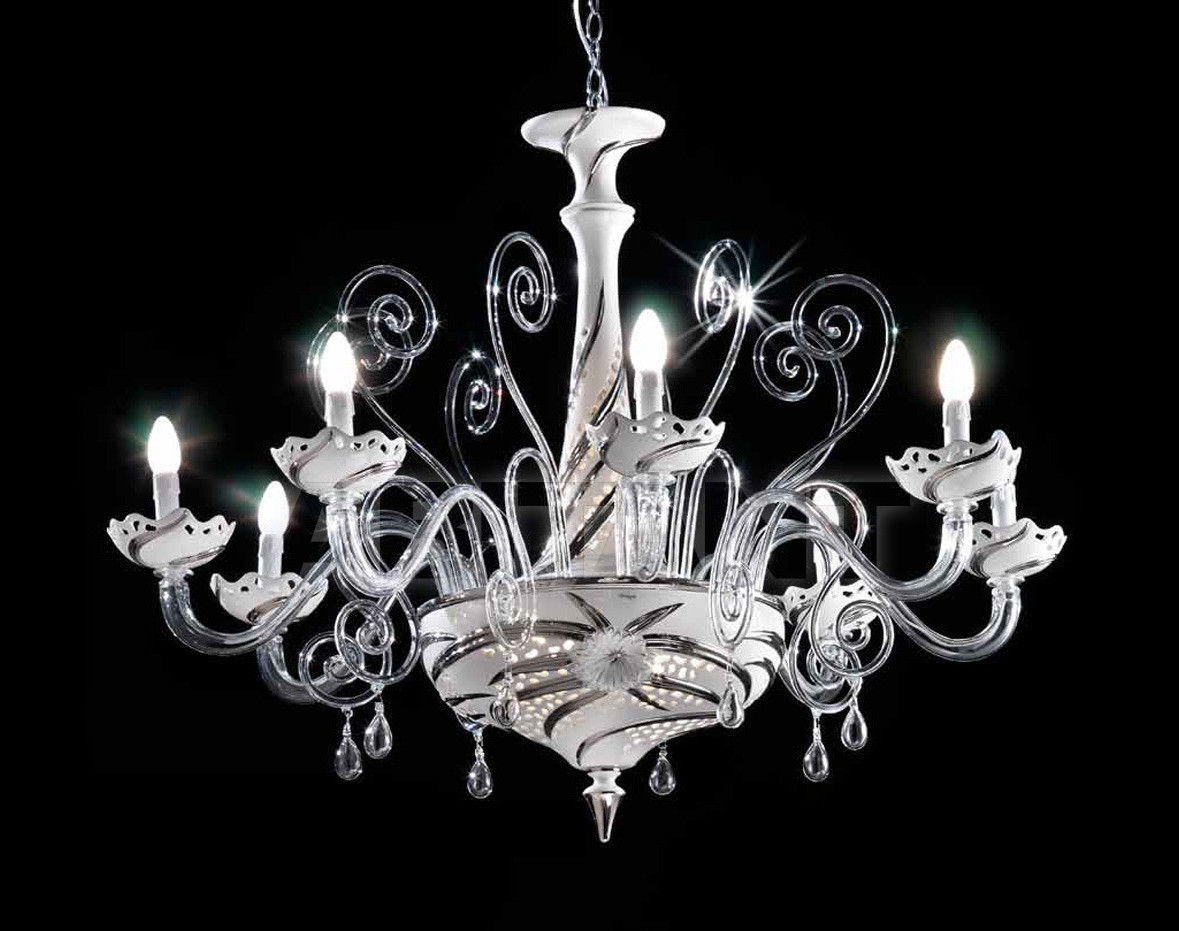 Buy Сhandelier Ceramiche Lorenzon  Luce LL.12/BP/VM/8F