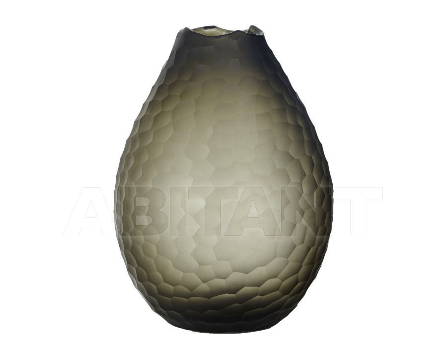 Buy Vase Grey Medium Pusha Chelsea Interiors 4128