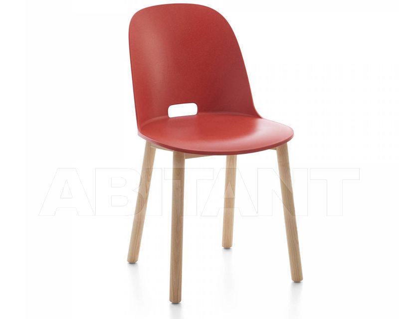 Buy Chair Emeco Alfi by Jasper Morrison ALFI18AHRED