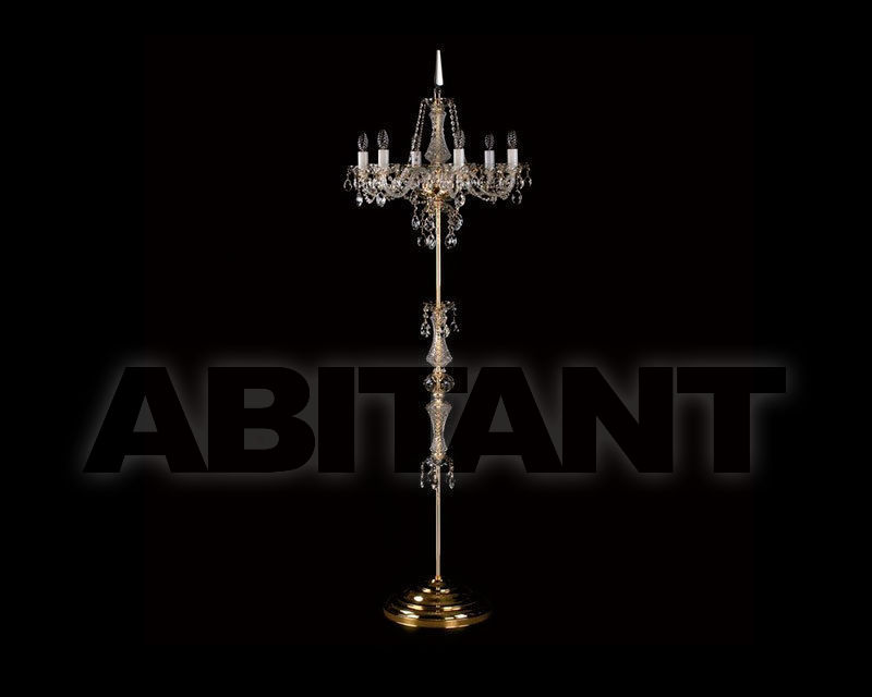 Buy Floor lamp Art Glass 2018 CANDY NICKEL CE