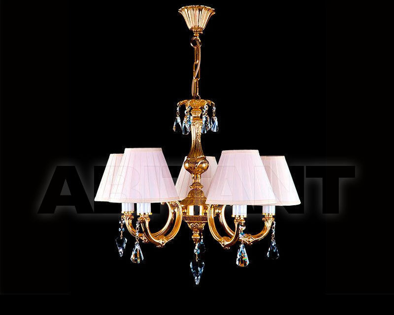 Buy Сhandelier Art Glass 2018 DAISY V. BRASS ANTIQUE CE + CH 041