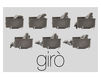 Chair GIRÒ Rigosalotti SRL 2018 GO861 Contemporary / Modern