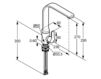 Wash basin mixer Kludi Joop! 559040575 Contemporary / Modern