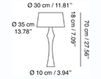 Table lamp Tess Home switch Home 2012 SM939 C21 Contemporary / Modern