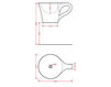 Countertop wash basin Art Ceram Cup L3720 Contemporary / Modern