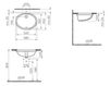Countertop wash basin Vitra S20 6069B003-0012 Contemporary / Modern