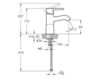 Wash basin mixer Vitra MATRIX A41753 Contemporary / Modern