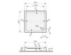 Sower pallet Vitra Monobloc Square Non Slip 90X90 Contemporary / Modern
