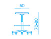 Bar stool Tecnoarredo srl Sgabelli ER68 Contemporary / Modern