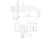 Wash basin mixer Neve Rubinetterie Novanta NOV15615SS Contemporary / Modern