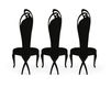 Chair Evita Christopher Guy 2014 30-0009-CC Ebony Art Deco / Art Nouveau