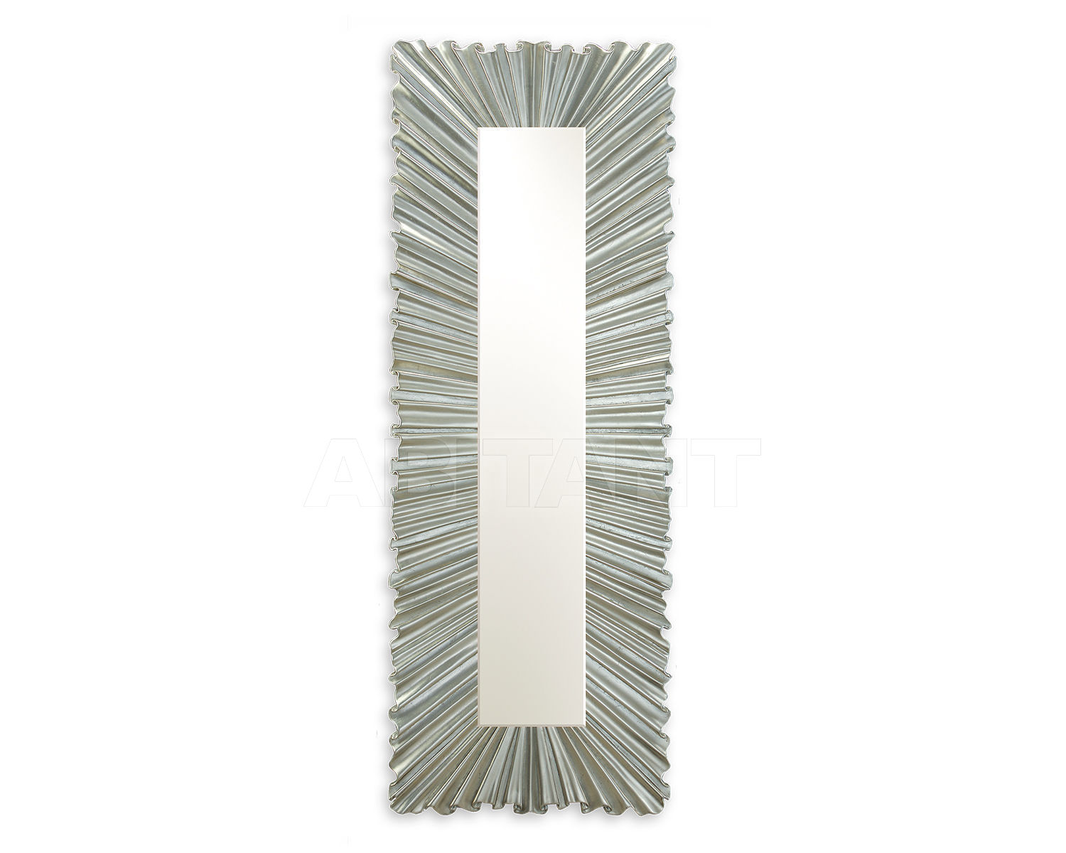 Buy Wall mirror Ruffle Christopher Guy 2014 50-2836-A-BEV 20th C. Silver