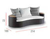 Sofa OCEAN 552 BCO = bianco white Sofa OCEAN Contral Outdoor 552 BCO = bianco Contemporary / Modern