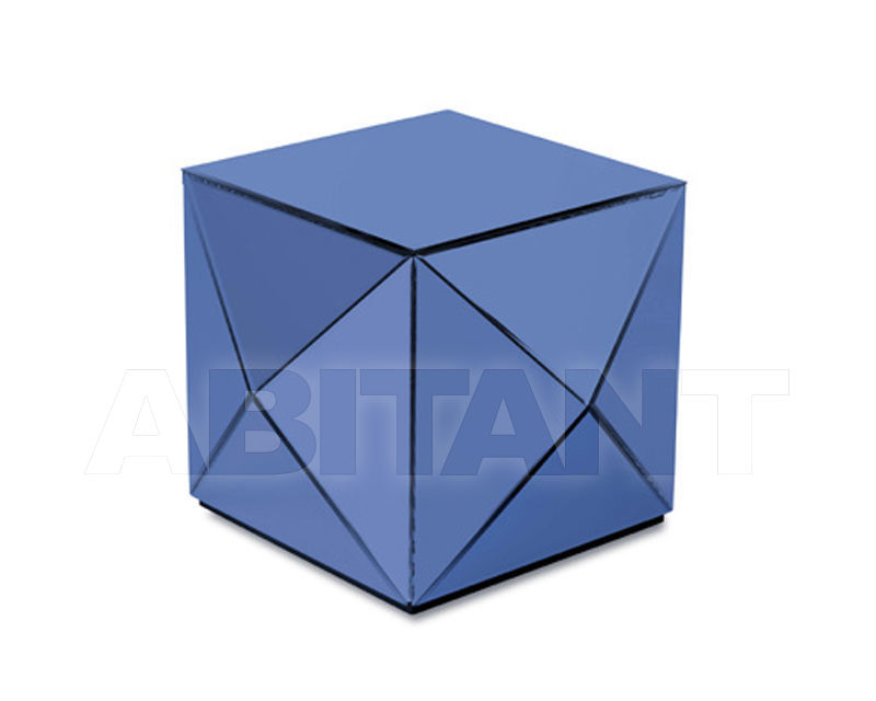 Buy Side table Reflections by Hugau 2020 GLAM ROCK COBALT