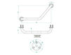 Hand rail THG Bathroom G79.527SGM Cubica Contemporary / Modern