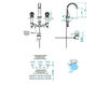Wash basin mixer THG Bathroom U5A.151M Flore Contemporary / Modern
