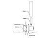 Wall light Hudson Valley Lighting Standard 1351-PN Contemporary / Modern