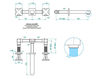 Wash basin mixer THG Bathroom A6A.20GA Profil métal Contemporary / Modern
