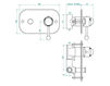 Built-in mixer THG Bathroom A2G.6550 Ange Contemporary / Modern
