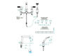 Bath mixer THG Bathroom A33.112BSG Bambou black crystal Contemporary / Modern