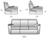 Sofa Rigosalotti SRL Divi RX011 Contemporary / Modern